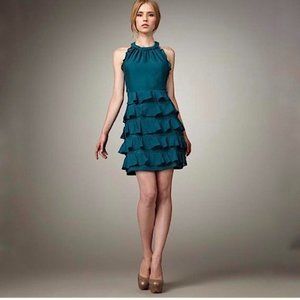 Rebecca Taylor Tiered Ruffle Dress